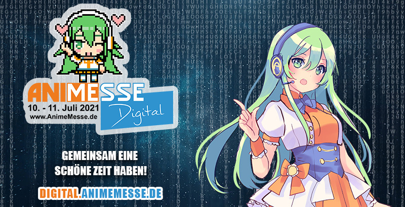 Programmübersicht der Anime Messe Digital 2021 vom 10. bis 11. Juli